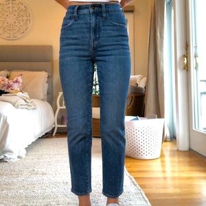 Madewell High Rise Classic Straight Leg Jeans (23)